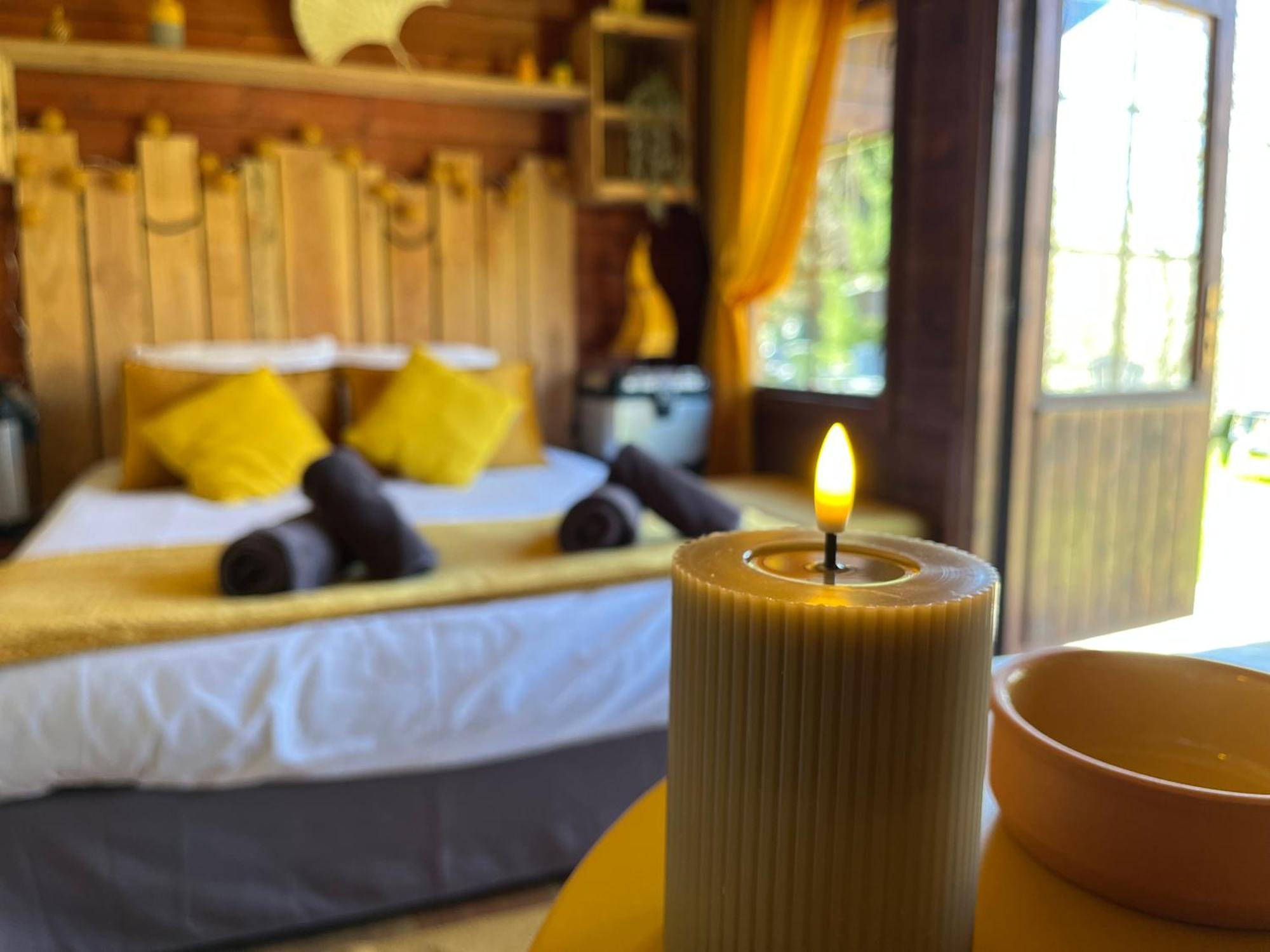 "Le Maloya" Chalets Independants -Chambre Balneo - Relais Motards ลากูน ภายนอก รูปภาพ