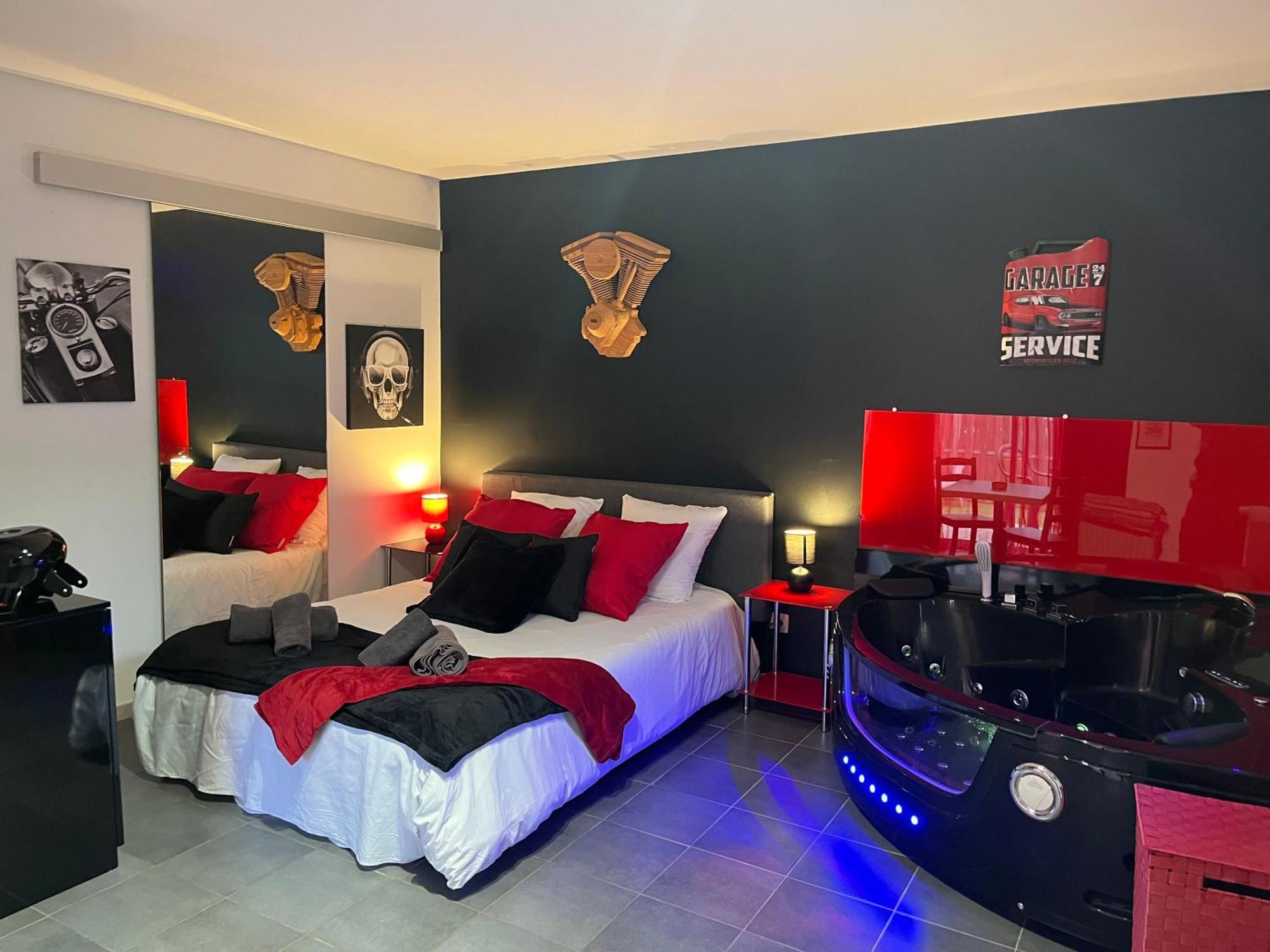 "Le Maloya" Chalets Independants -Chambre Balneo - Relais Motards ลากูน ภายนอก รูปภาพ